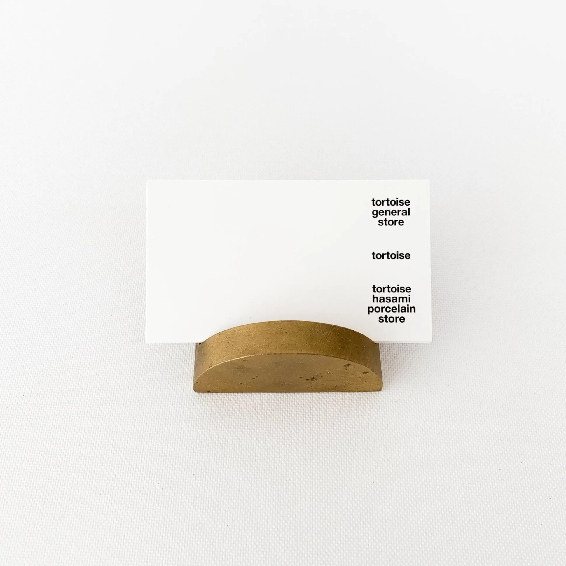 S/N Brass Card Holder
