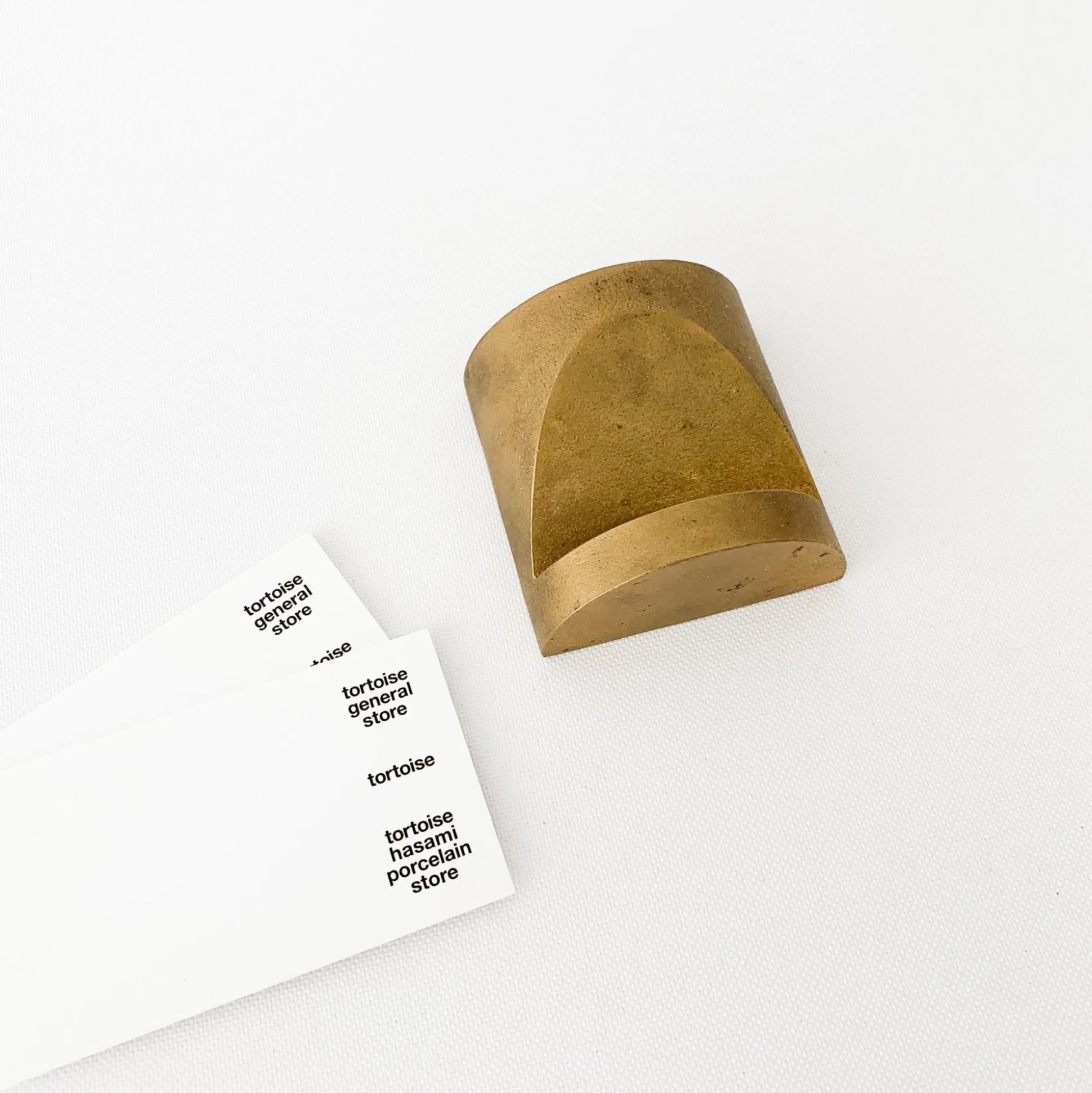 S/N Brass Card Holder