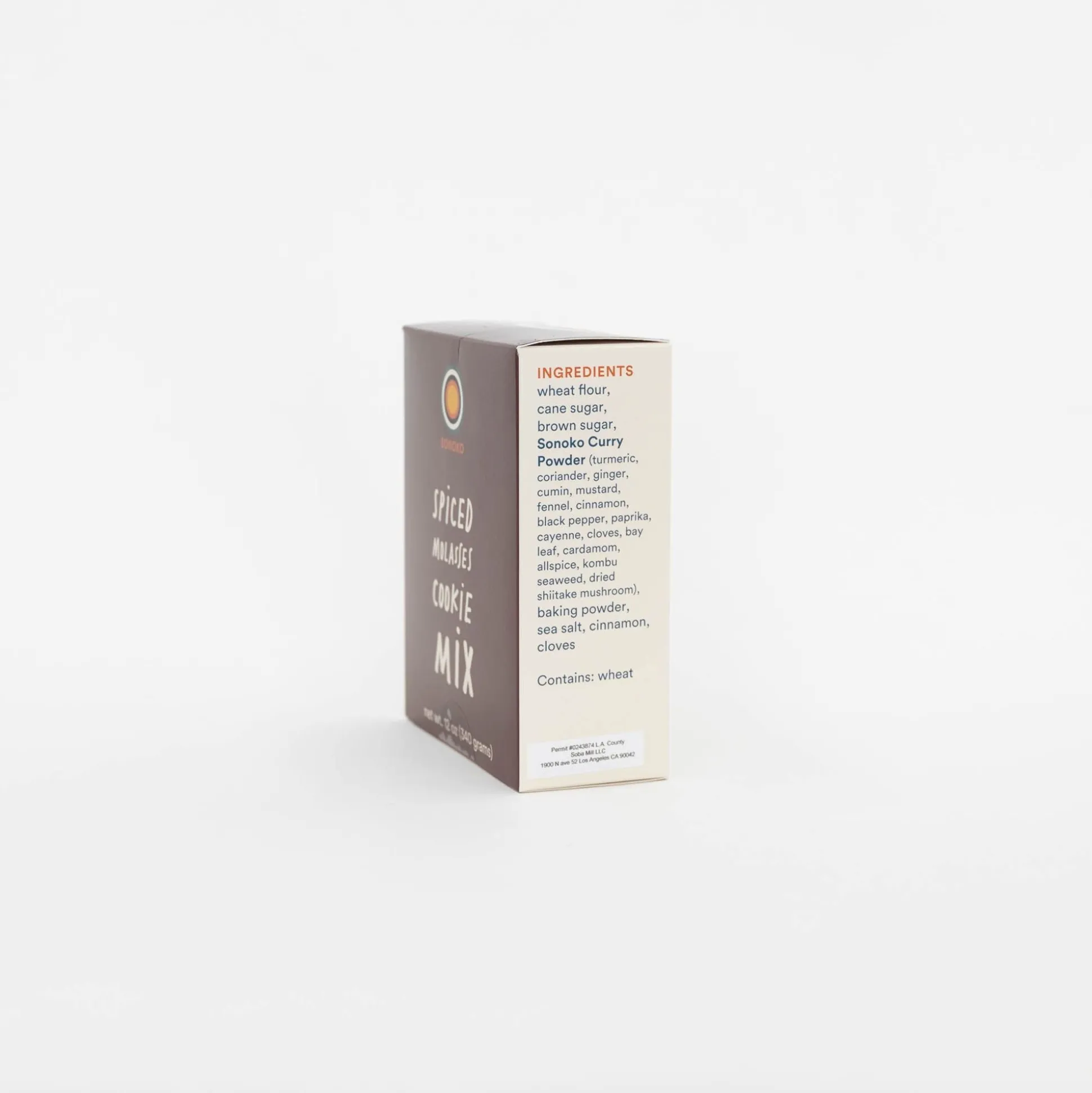 Sonoko Spiced Ginger Molasses Cookie Mix