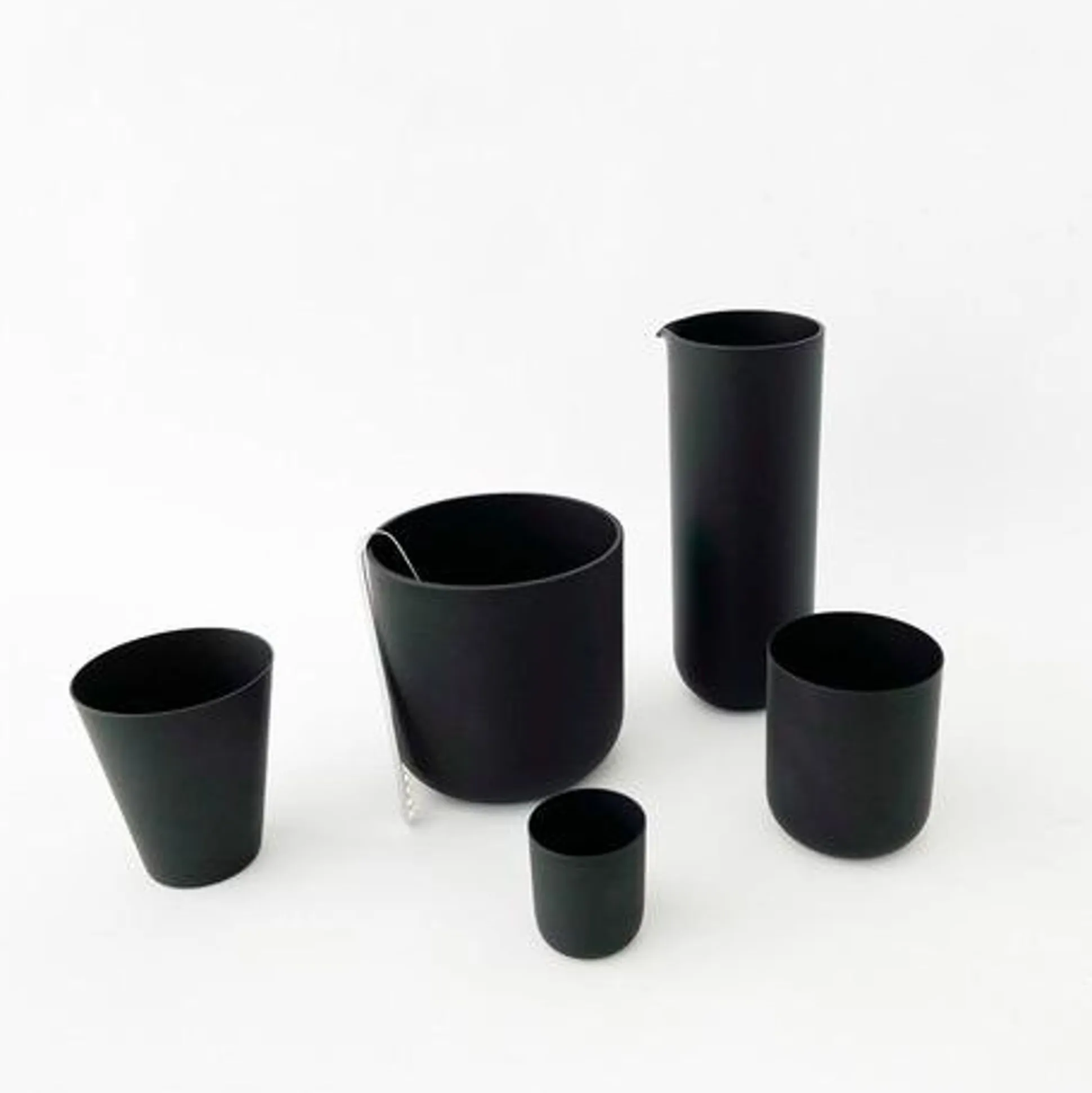 Sugahara Matte Black Sake Glass