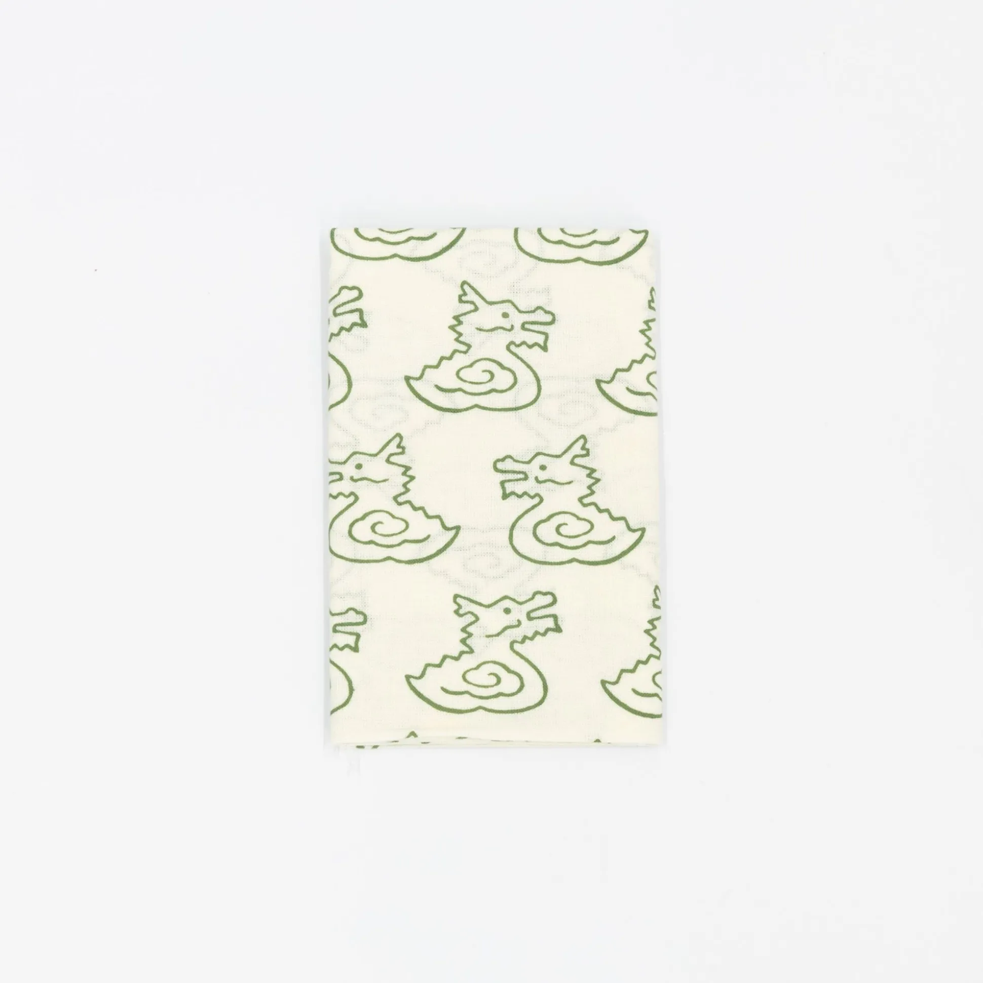 Tenugui - Baby Dragon Green