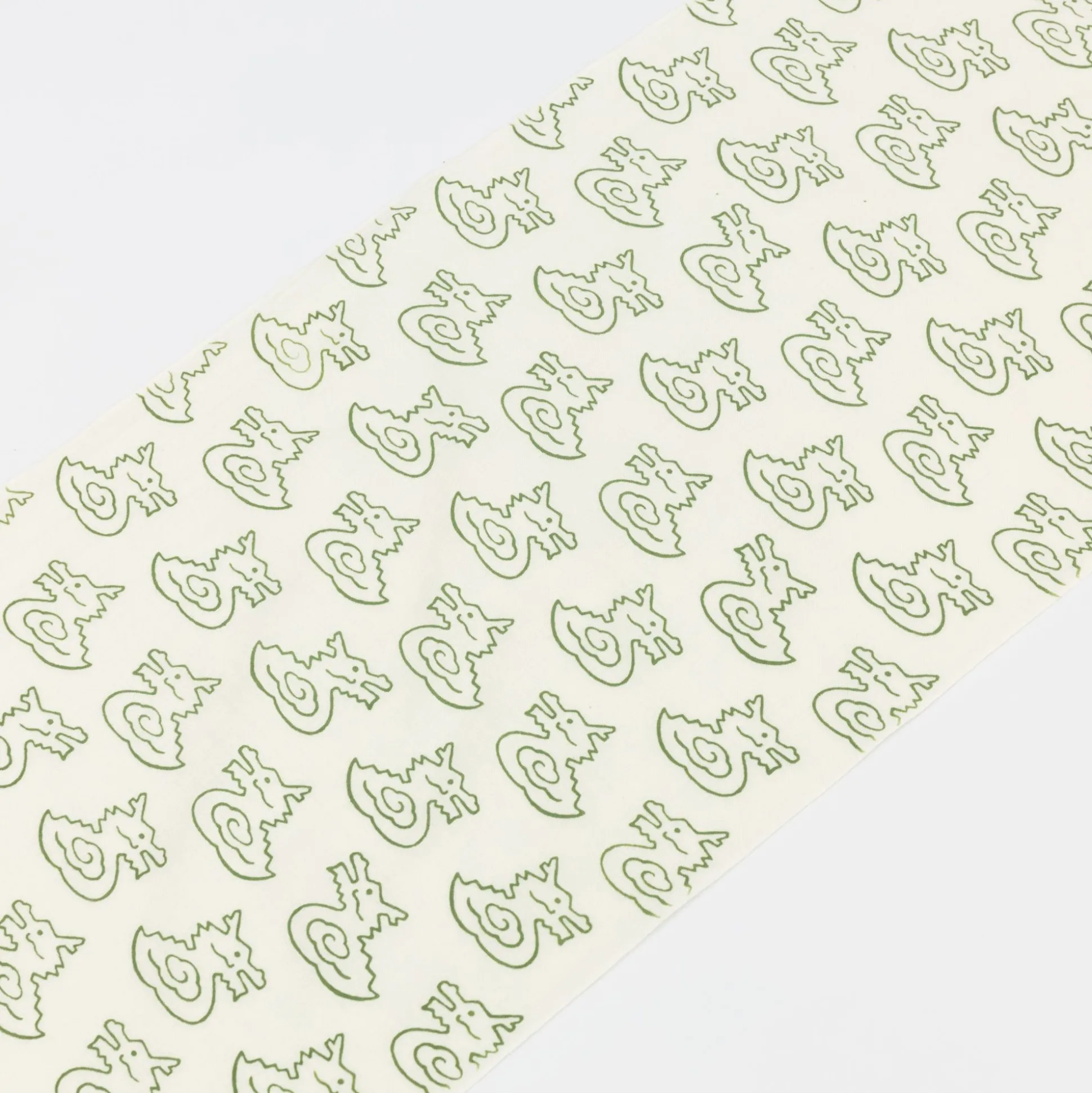 Tenugui - Baby Dragon Green