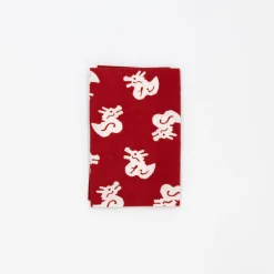 Tenugui - Baby Dragon Red