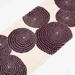 Tenugui - Burgundy Large Chrysanthemum