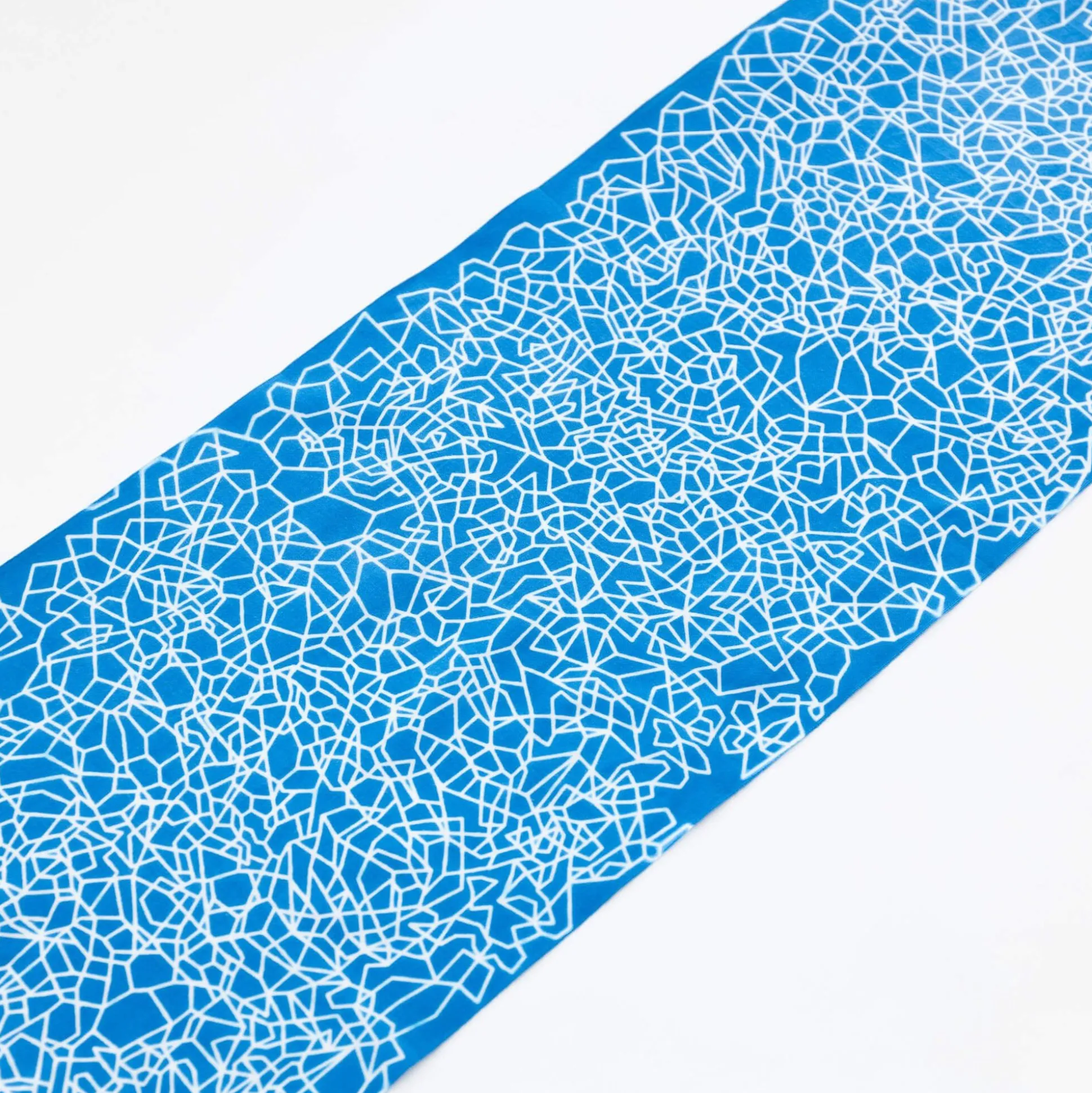 Tenugui - Geometric Pool Blue & White
