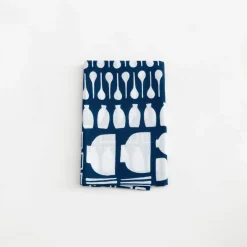 Tenugui - Kitchen Tools On Blue