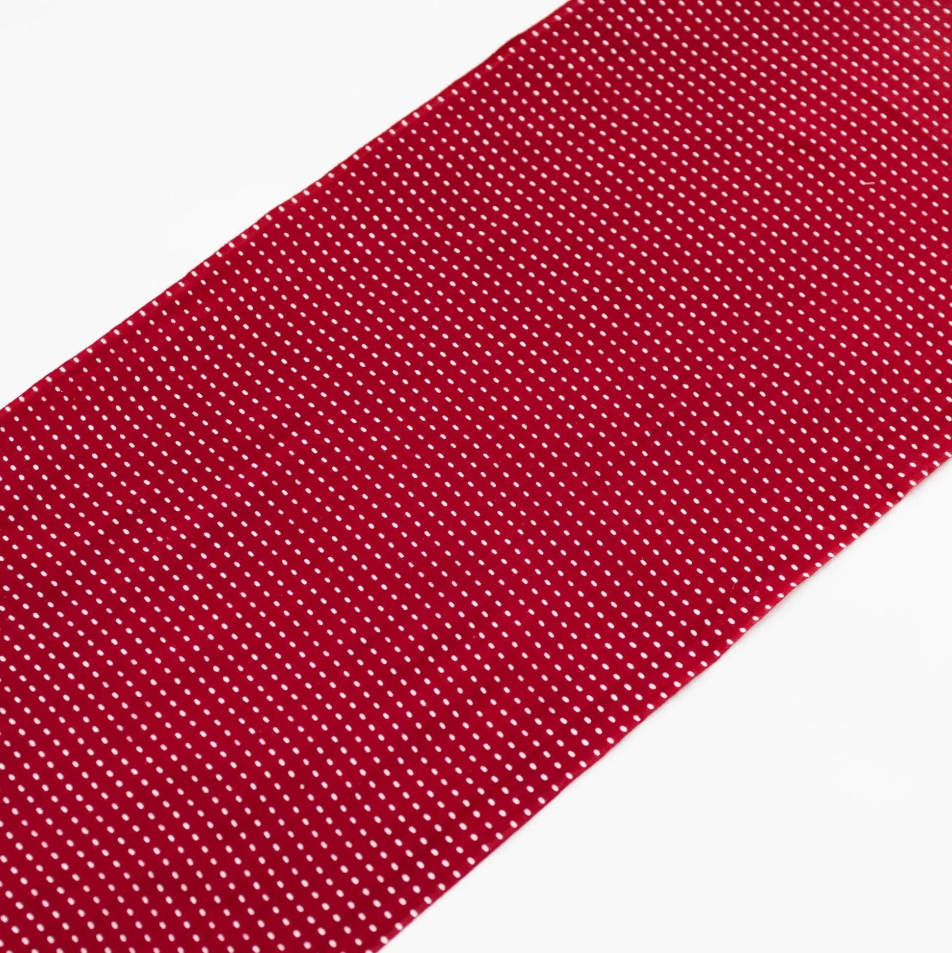 Tenugui - White Dash On Red