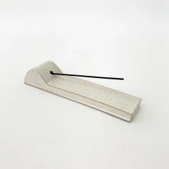 Tomoro Incense Holder White Round